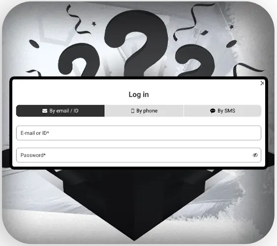 Logging into your account
